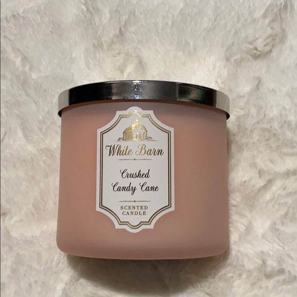 Bath Body Works Accents Crushed Candy Cane Candle Poshmark